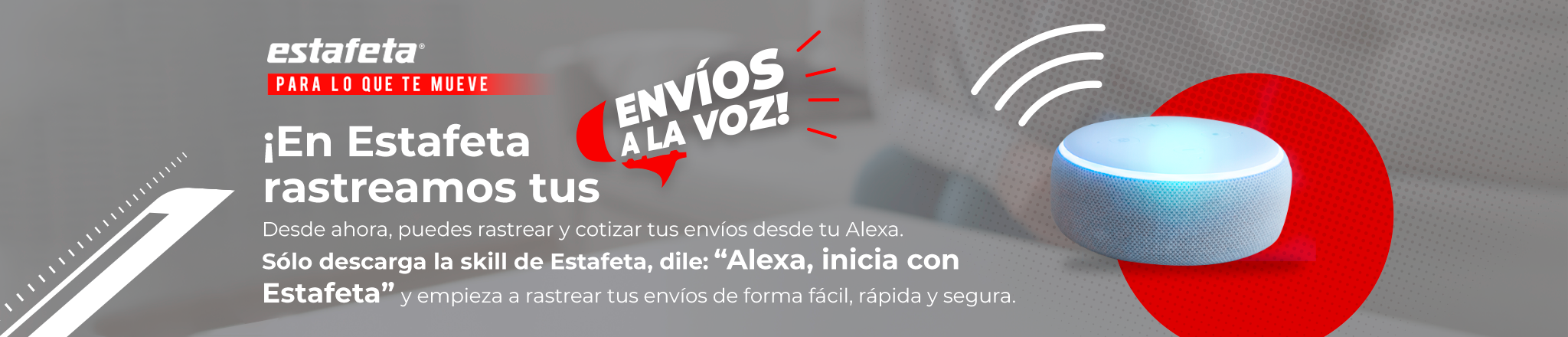 Estafeta con Alexa