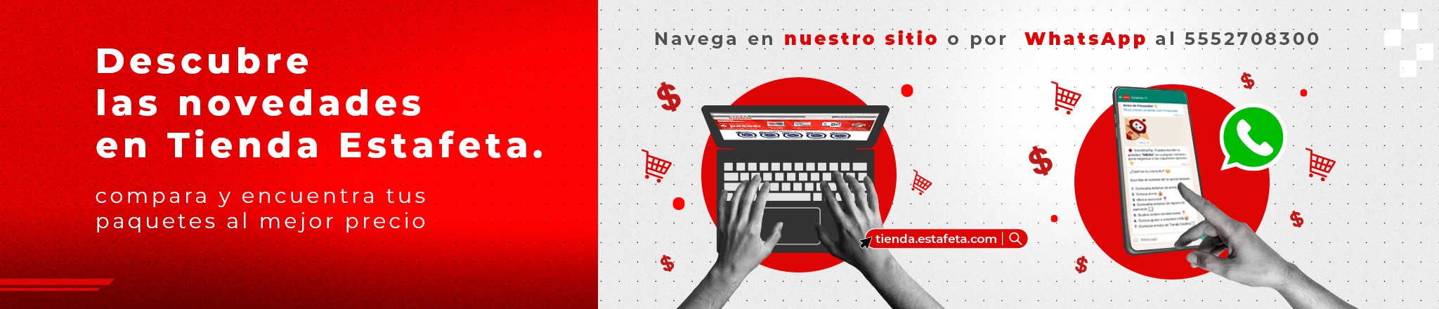 Estafeta con Whatsapp