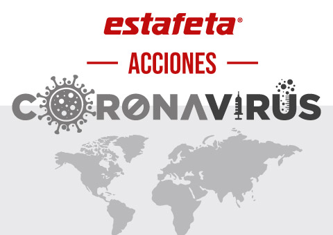 Estafeta acciones contra el coronavirus