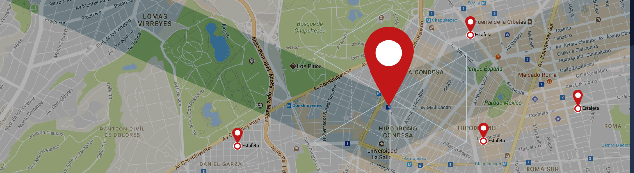 búsqueda de sucursales