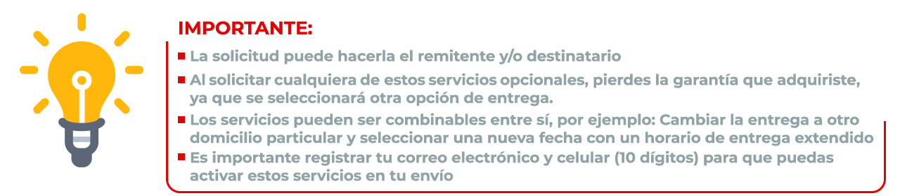 Servicios Opcionales